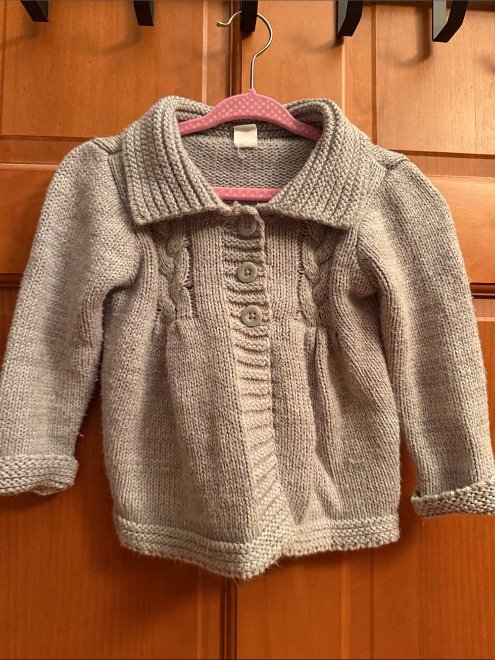 Old Navy Light Gray Chunky Knit Women’s Cardigan